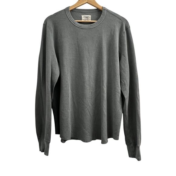 Buck Mason Vintage Thermal Surplus Long Sleeve Shirt Men's M - Picture 2 of 6